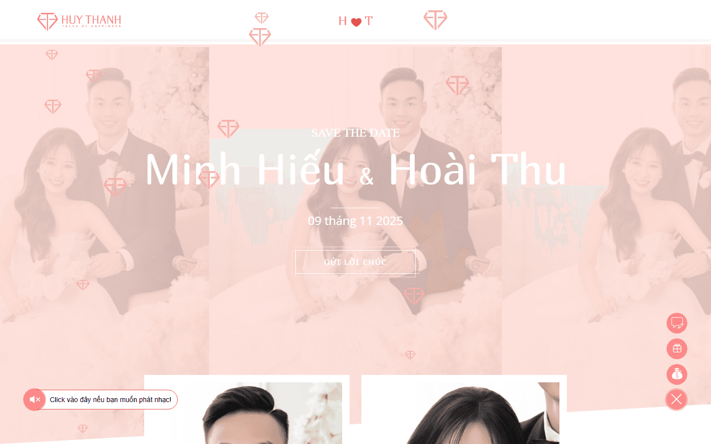 Thiệp cưới Minh Hiếu & Hoài Thu